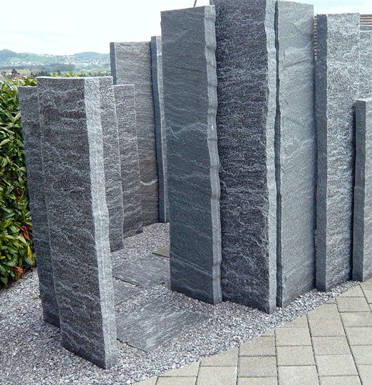 Palisaden CALANCA 7/8 - 25-50 cm, gesägt / gespalten