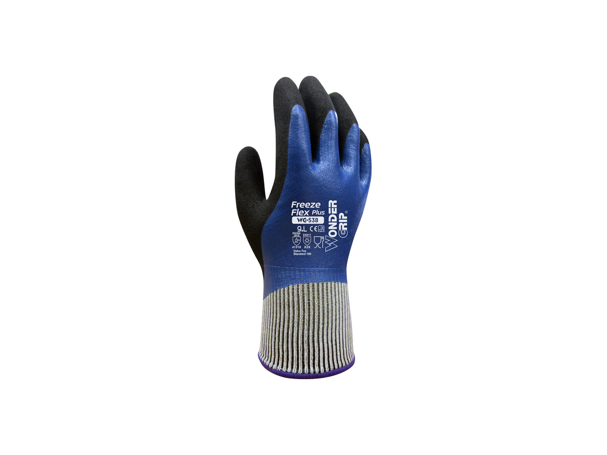 Wonder Grip Freeze Flex Plus, Gr. 08 - Thermohandschuh mit mobile touch schwarz