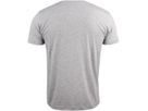 CLIQUE Basic T-Shirt Gr. 3XL - graumeliert, 100% CO, 145 g/m²