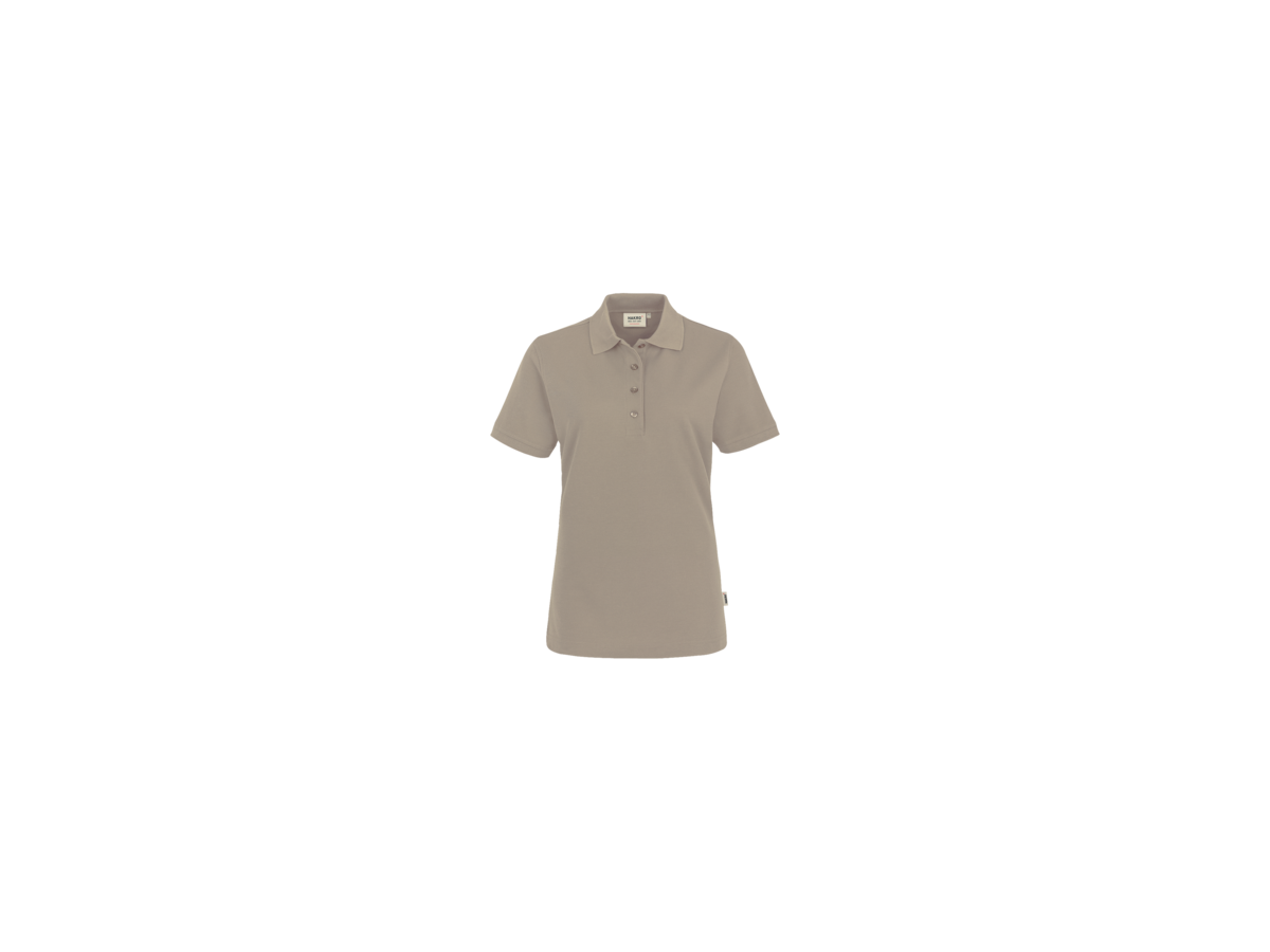 Damen-Poloshirt Performance Gr. L, khaki - 50% Baumwolle, 50% Polyester, 200 g/m²