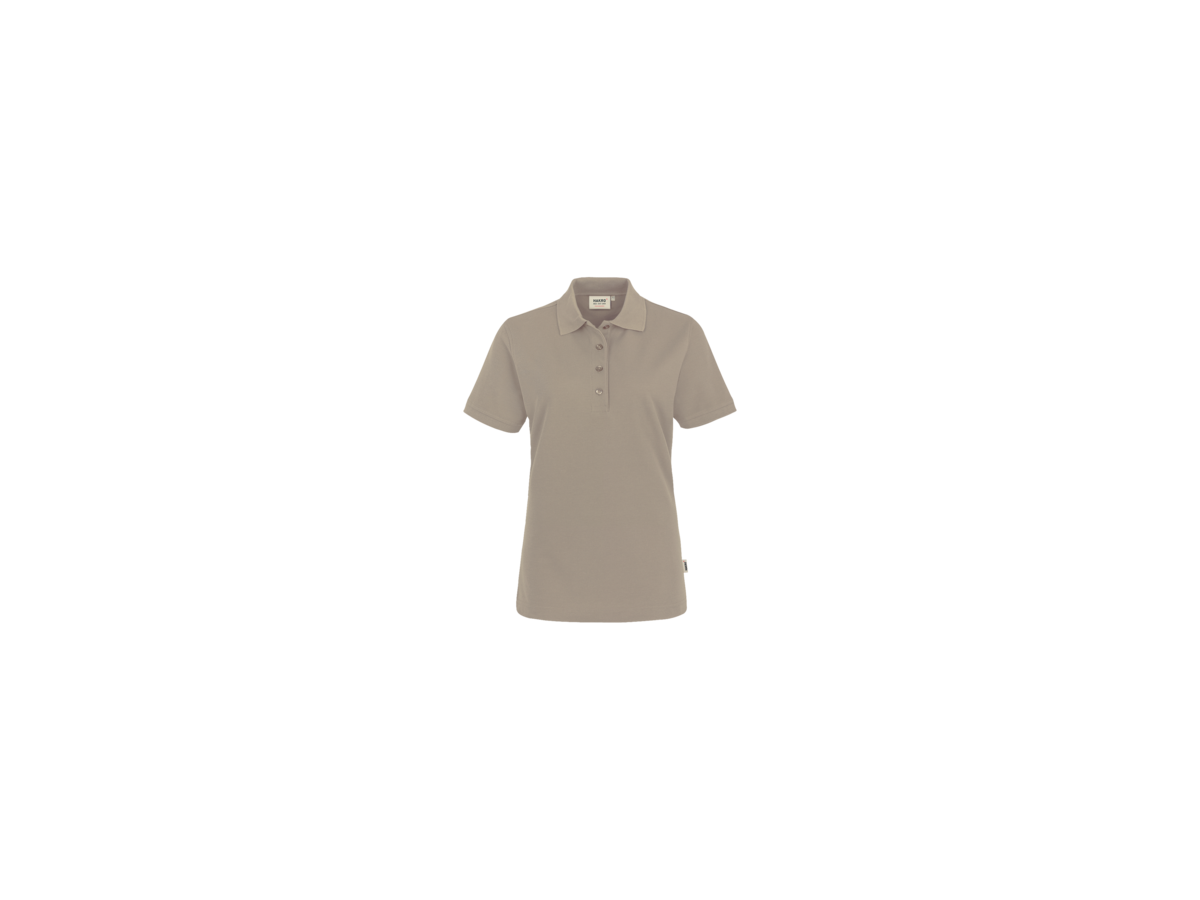 Damen-Poloshirt Perf. Gr. XL, khaki - 50% Baumwolle, 50% Polyester, 200 g/m²