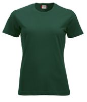 CLIQUE New Classic T-Shirt Ladies Gr.2XL - 100% CO, 160 g/m², flaschengrün