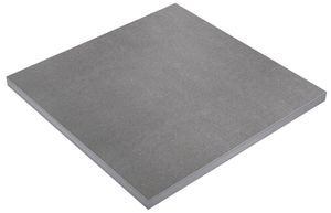 Gehweg Platten Grossformat 100/100 cm - Besenstrich, dunkelgrau, vollkantig