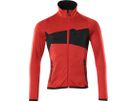 Fleecepullover Microfleecejacke - mit Reissverschluss, 94% PES / 6% EL