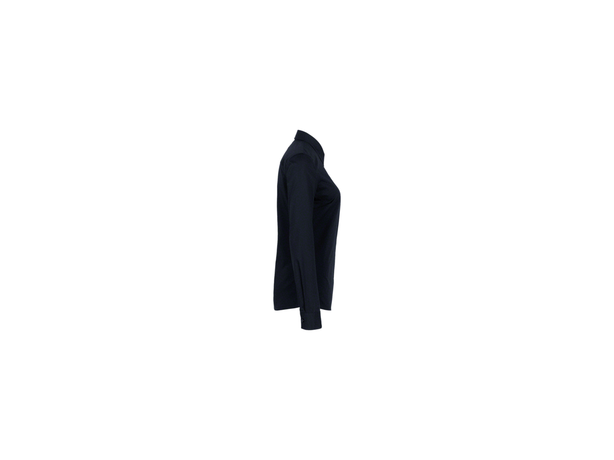 Bluse 1/1-Arm Performance Gr. L, schwarz - 50% Baumwolle, 50% Polyester