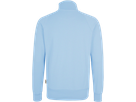Sweatjacke College Gr. M, eisblau - 70% Baumwolle, 30% Polyester, 300 g/m²