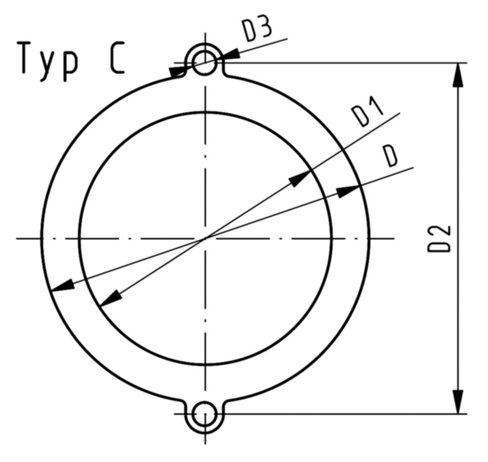 Flachdichtung EPDM - passend zu allen metrischen GF
