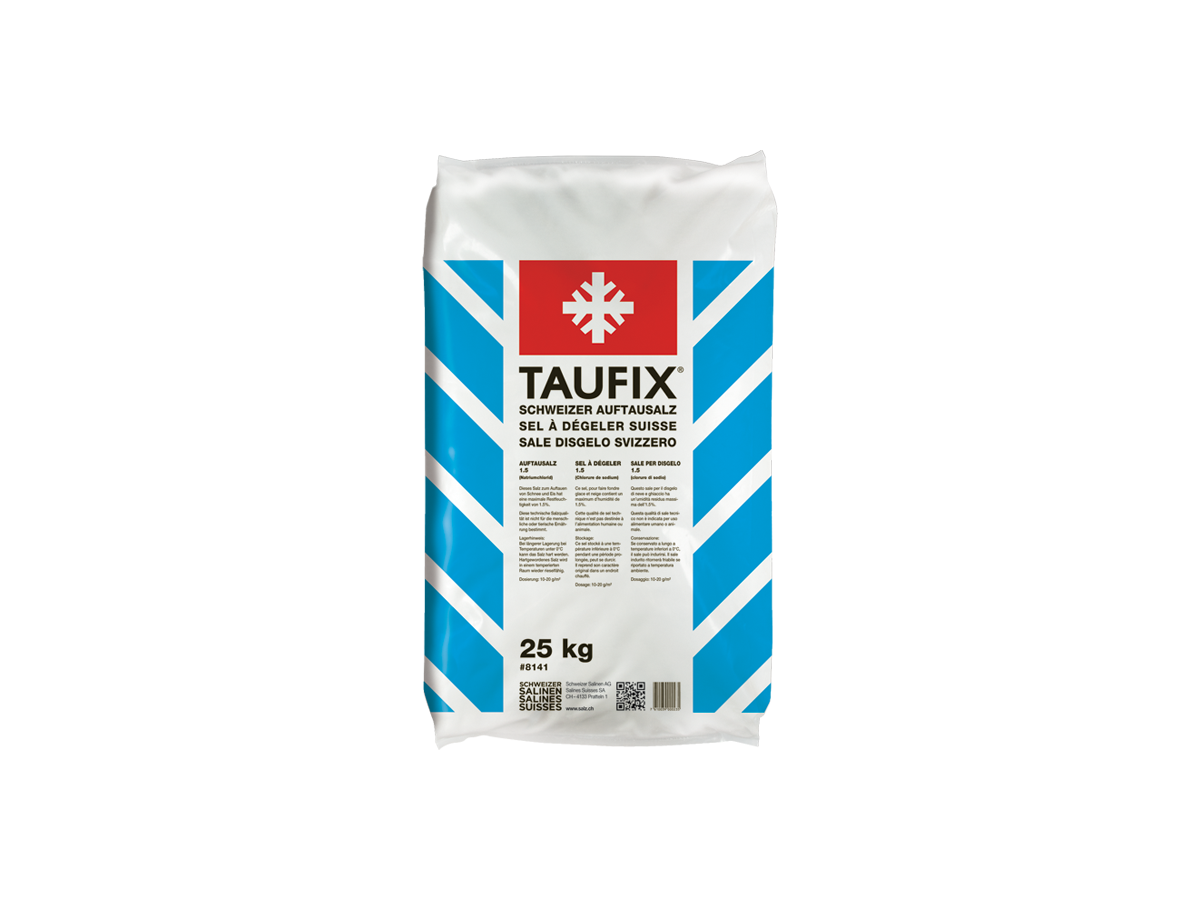 Streusalz TAUFIX, Sack à 25 kg - 1 Pal. à 32 Sack