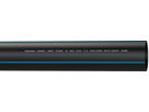 HDPE-Druckrohr PE100 S-8/PN10 - blau-gestreift für Wasser Stg. à 10 m.
