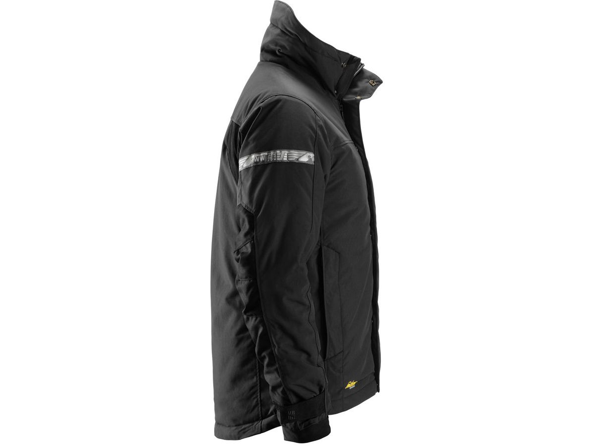 Allround Work gefütterte Jacke, Gr. XL - schwarz, 100% PES, 220 g/m²