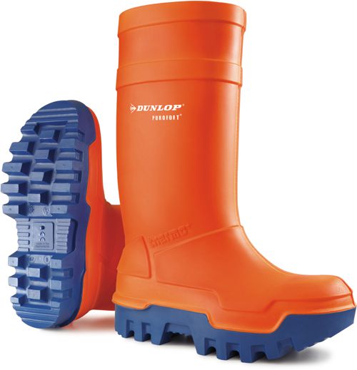 Purofort Thermo-Plus, orange - Winterstiefel mit Stahlkappe S5