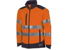 Warnschutzjacke, leuchtorange/grau - CLIMASSOFT REFLEX, Gr. L