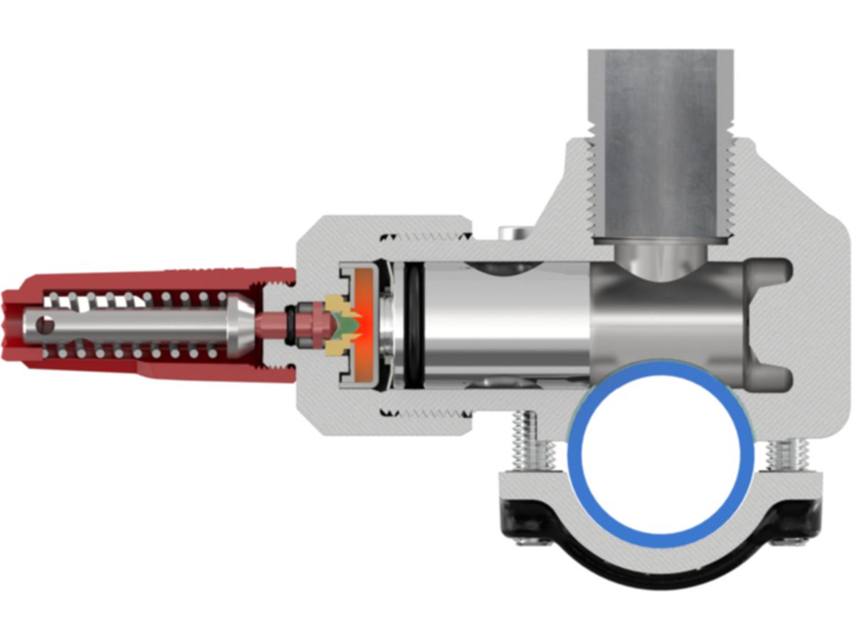 Abzweig-T-Stück Flamco T-plus Temperguss - 3/4 x Rp1/2"