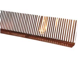 Riwega Traufentlüftungskamm Kupfer - 1000 x 100 mm, Länge: 1 m