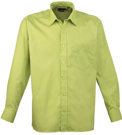 Poplin Long Sleeve Hemd Langarm - Premier Workwear Herren