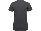 Damen-V-Shirt COOLMAX 3XL anthrazit - 100% Polyester, 130 g/m²