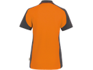 Damen-Polosh. Co. Perf. M orange/anth. - 50% Baumwolle, 50% Polyester, 200 g/m²