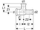 MPF-Tee 54-22-54 mm Nr. 21223