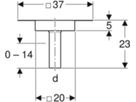 Geberit Dachentwässerung Pluvia - Grundelement