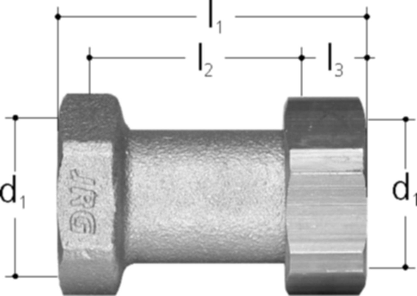 Sanipex Muffen-Verschraubung