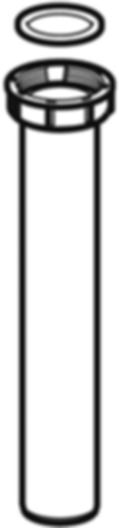 Geberit PP Stutzen mit Verschraubung - weiss-alpin