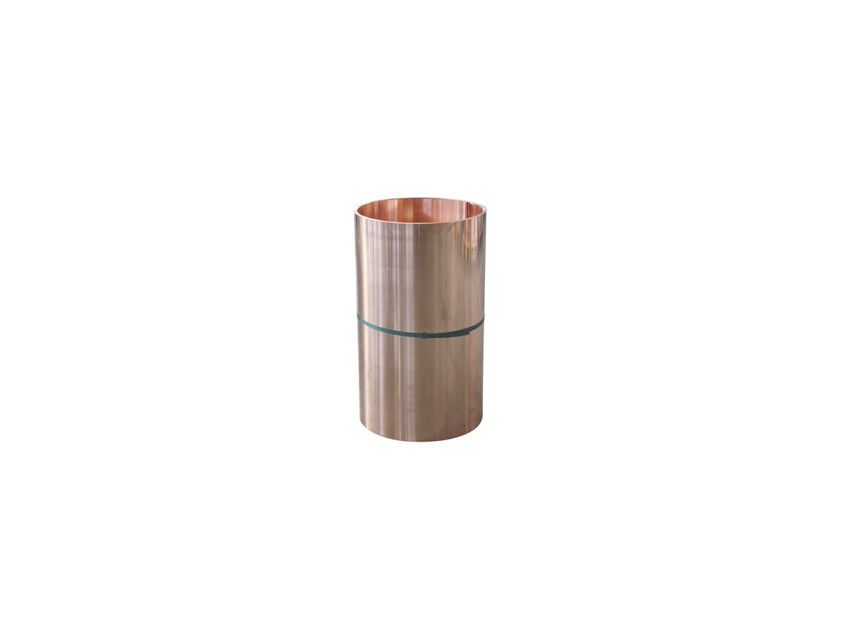 Rollenblech Kupfer Cu-DHP halbhart - 333 x 0.60 mm Rolle à 100 kg