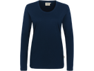 Damen-Longsleeve Classic Gr. S, tinte - 100% Baumwolle