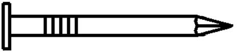 Breitkopfstifte blank stahl