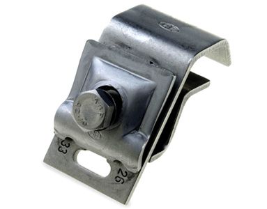 Schneefang-/Rohrklemme aus Inox A2 - Schraube M8x40