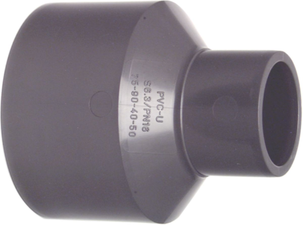 Reduktion metrisch PVC-U/PRO-FIT - Klebestutzen kombiniert mit Klebemuffe