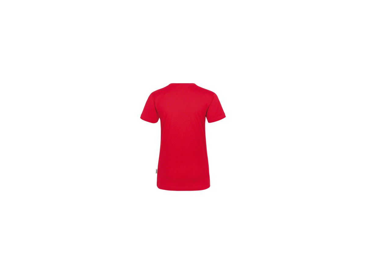 Damen-V-Shirt Classic Gr. L, rot - 100% Baumwolle