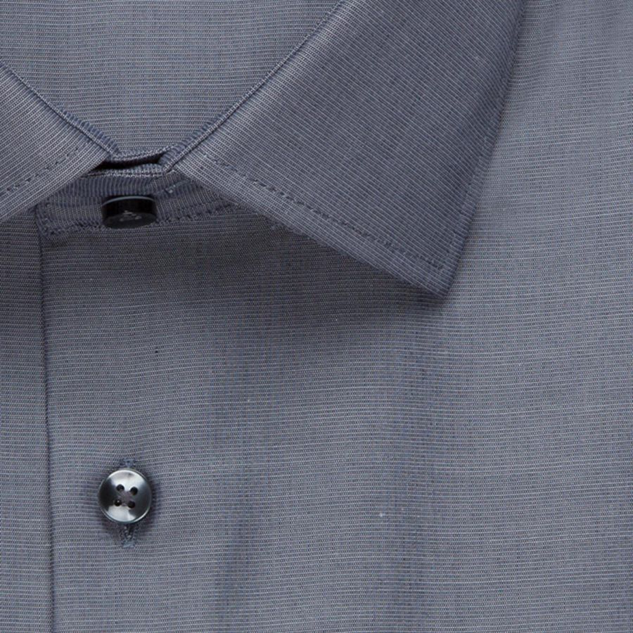Business Kent Hemd MEN 1/1 gewebt Gr. 41 - anthrazit, 100% CO