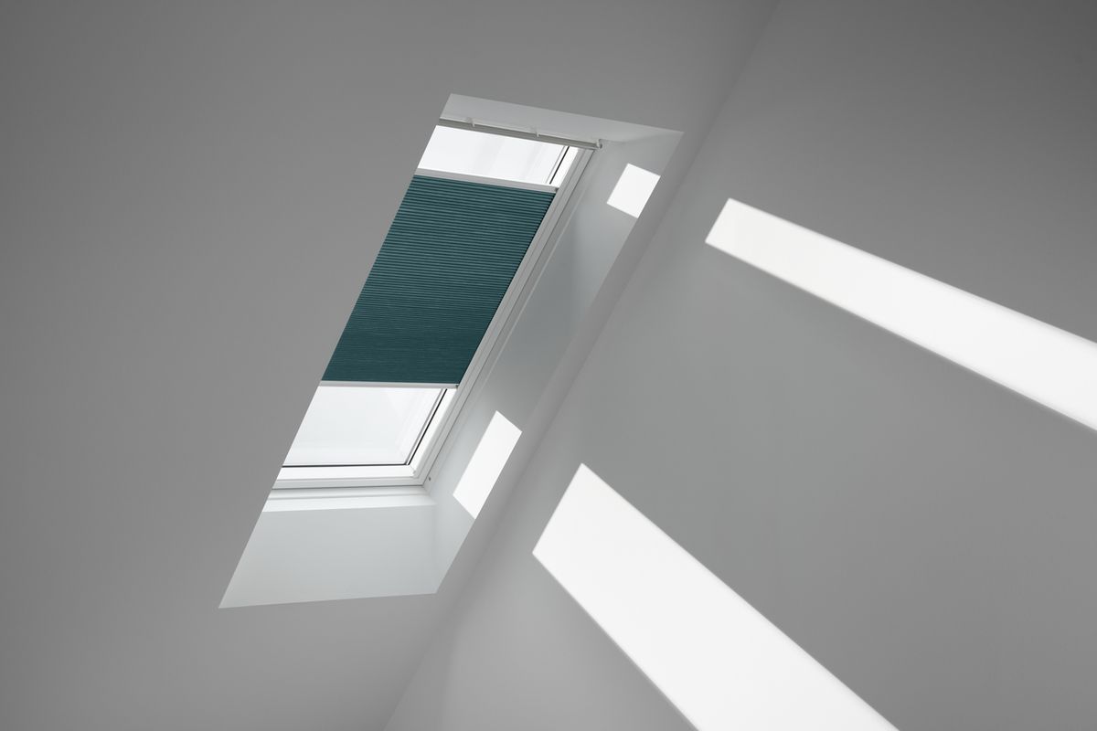 Energierollo White Line - petrol 94 cm x 118 cm