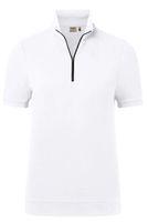 Poloshirt Mikralinar ZIP-Piqué - aus 50% BW 50 PE