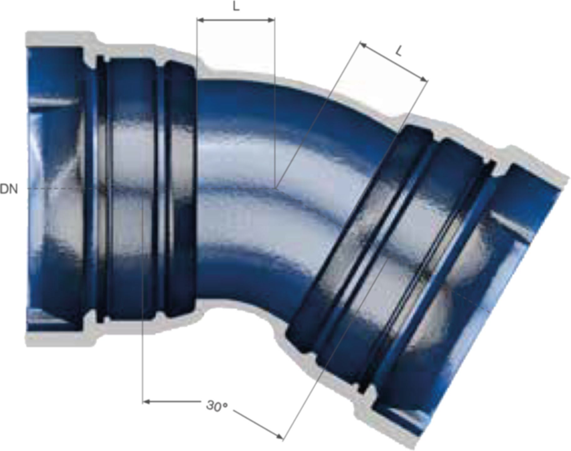 Bögen TRM MMK 30° VRS-T - TRM