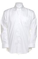 Kustom Kit Corporate Oxford Hemd LA - Grösse M, K105 Weiss