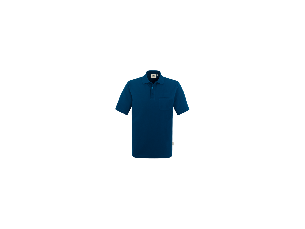 Pocket-Poloshirt Top Gr. 2XL, marine - 100% Baumwolle, 200 g/m²