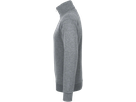 Zip-Sweatshirt Premium XL grau meliert - 60% Baumwolle, 40% Polyester, 300 g/m²