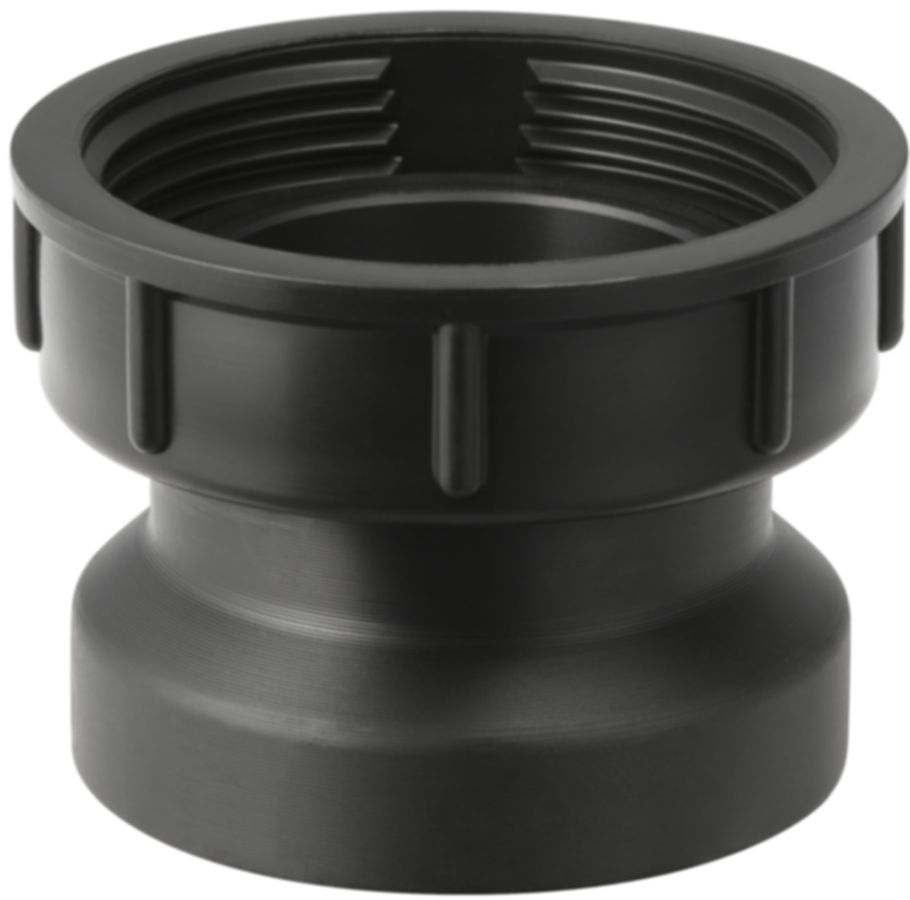 Geberit PE Anschlussstutzen für Sifon - Überwurfmutter; Dichtung