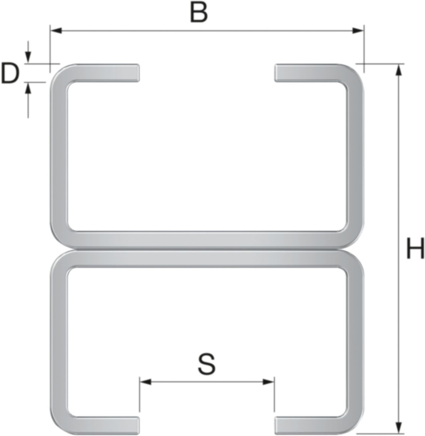 Montageschiene FLAMCO R0 HxB 18x28 mm - à 2 m, verzinkt