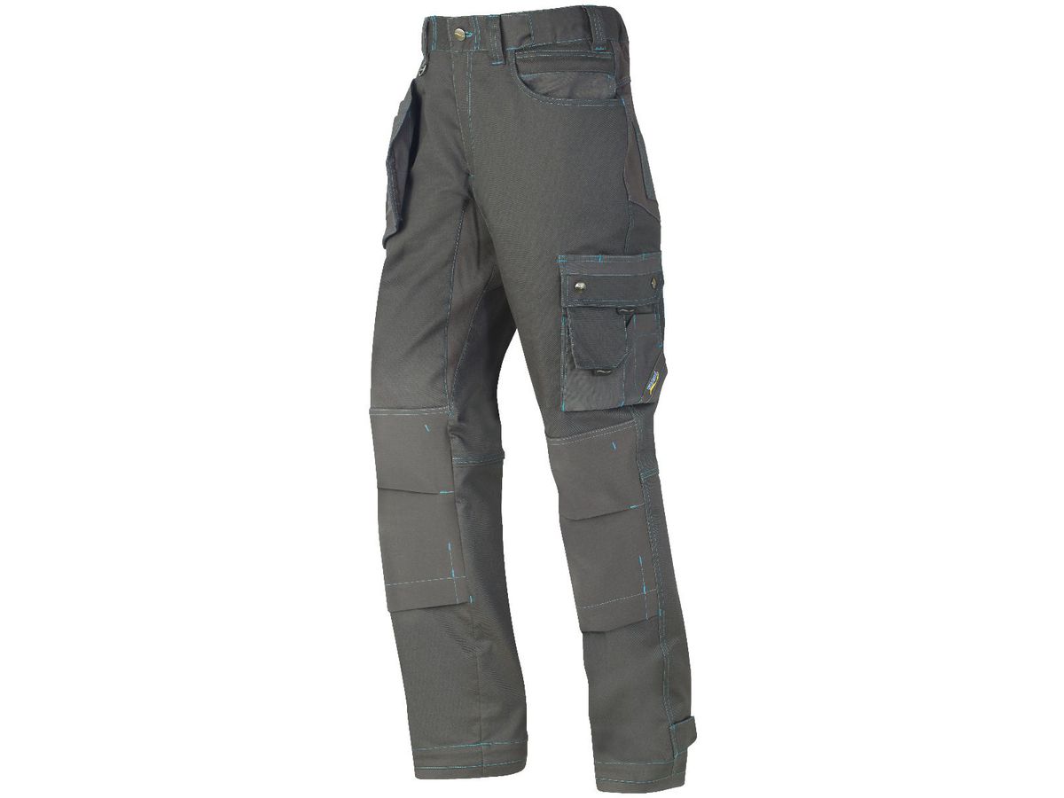 Stretch-Arbeitshose anthrazit Gr. 60/66 - Herren, Stretch-Twill, 60% CO/20% PES