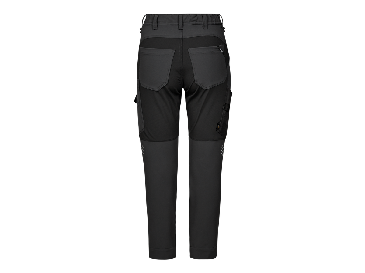 ENTIRE Damen Arbeitshose Gr. 38 - Anthrazitgrau/Schwarz, 4-Wege-Stretch