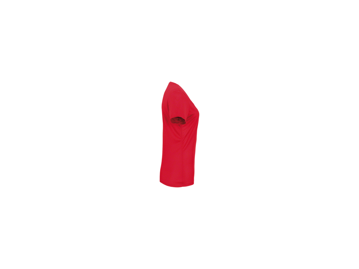 Damen-V-Shirt COOLMAX Gr. 2XL, rot - 100% Polyester, 130 g/m²