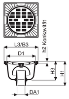 Bodenablauf Fig. 1603/003/02