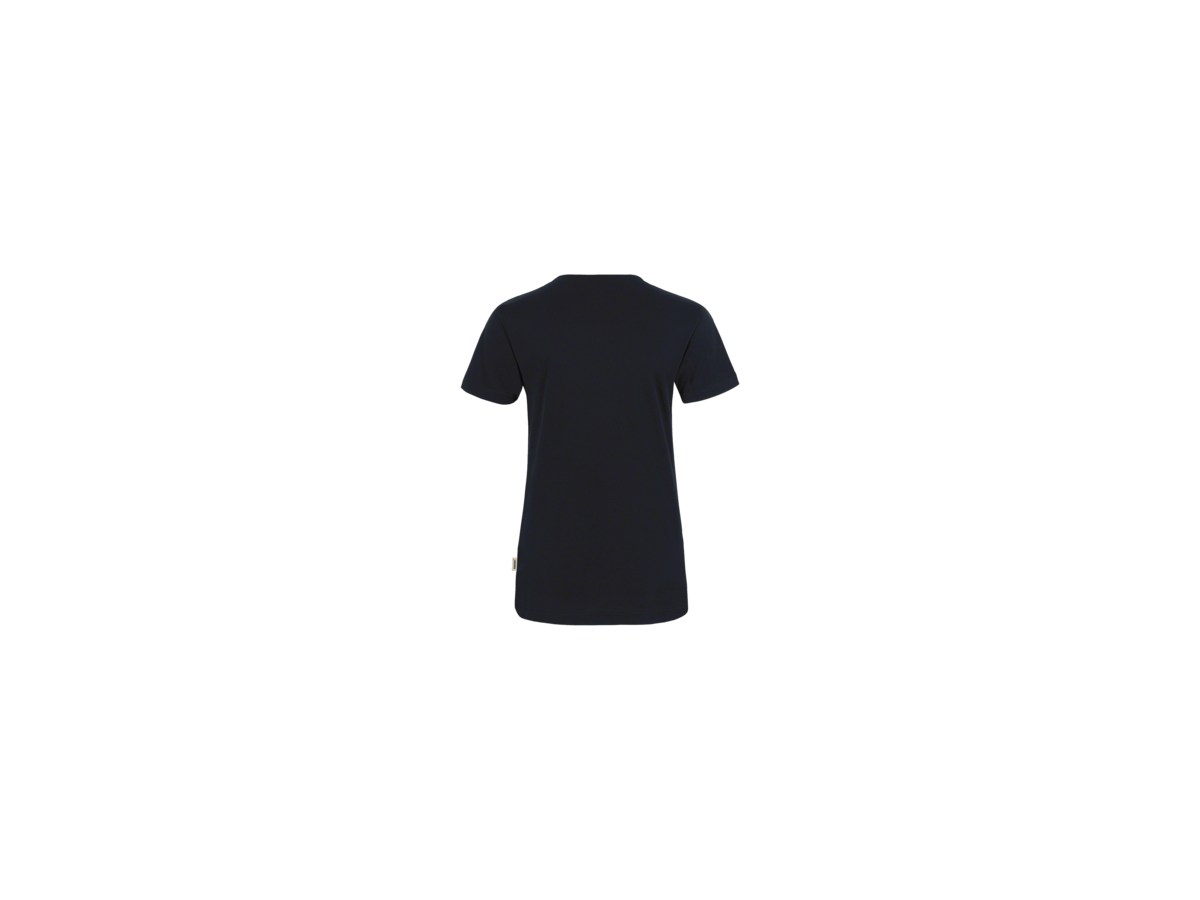 Damen-V-Shirt Perf. Gr. 2XL, schwarz - 50% Baumwolle, 50% Polyester