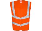 Safety EN ISO 20741 Verkehrsweste orange - Gr.3XL/4XL, 100% PES, mit Klettverschl.