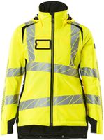 Winterjacke Damen-Passform, Gr. 2XL - hi-vis gelb/schwarz, 100% PES
