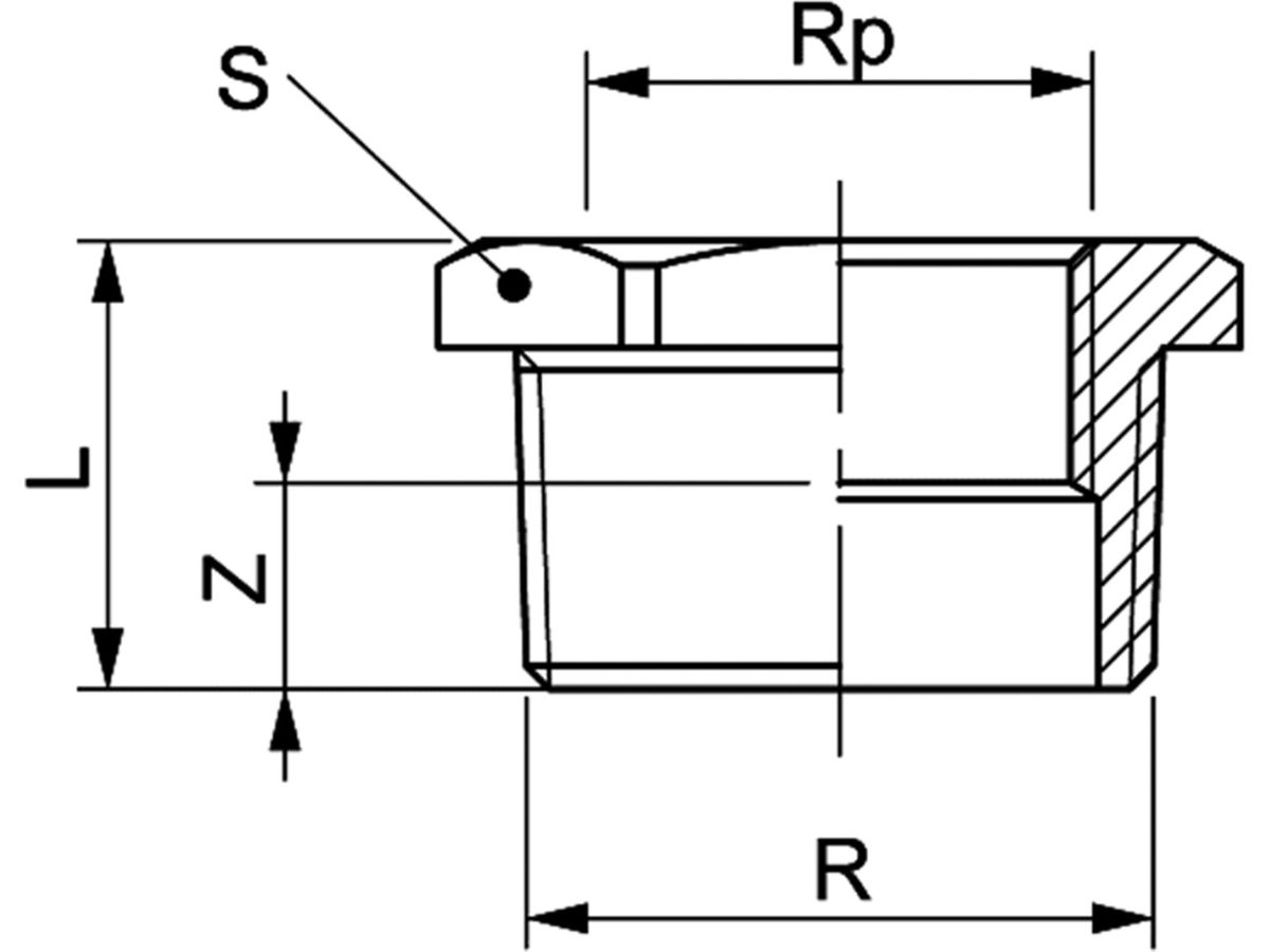 Messing-Red.Nippel Nr. 241    3/8-1/4"