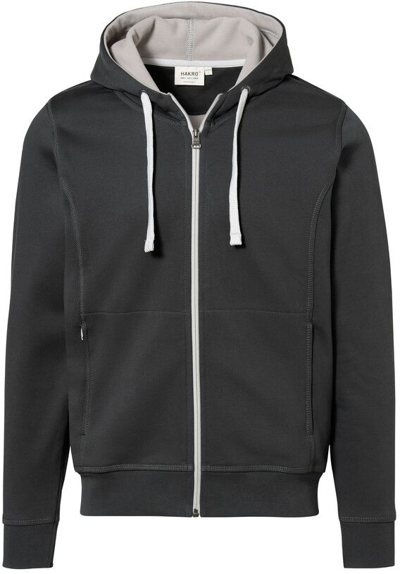 Kapuzen-Jacke in Bonded-Qualität - 45 % Baumw. 55 % Polyest. Gr. XS-3XL