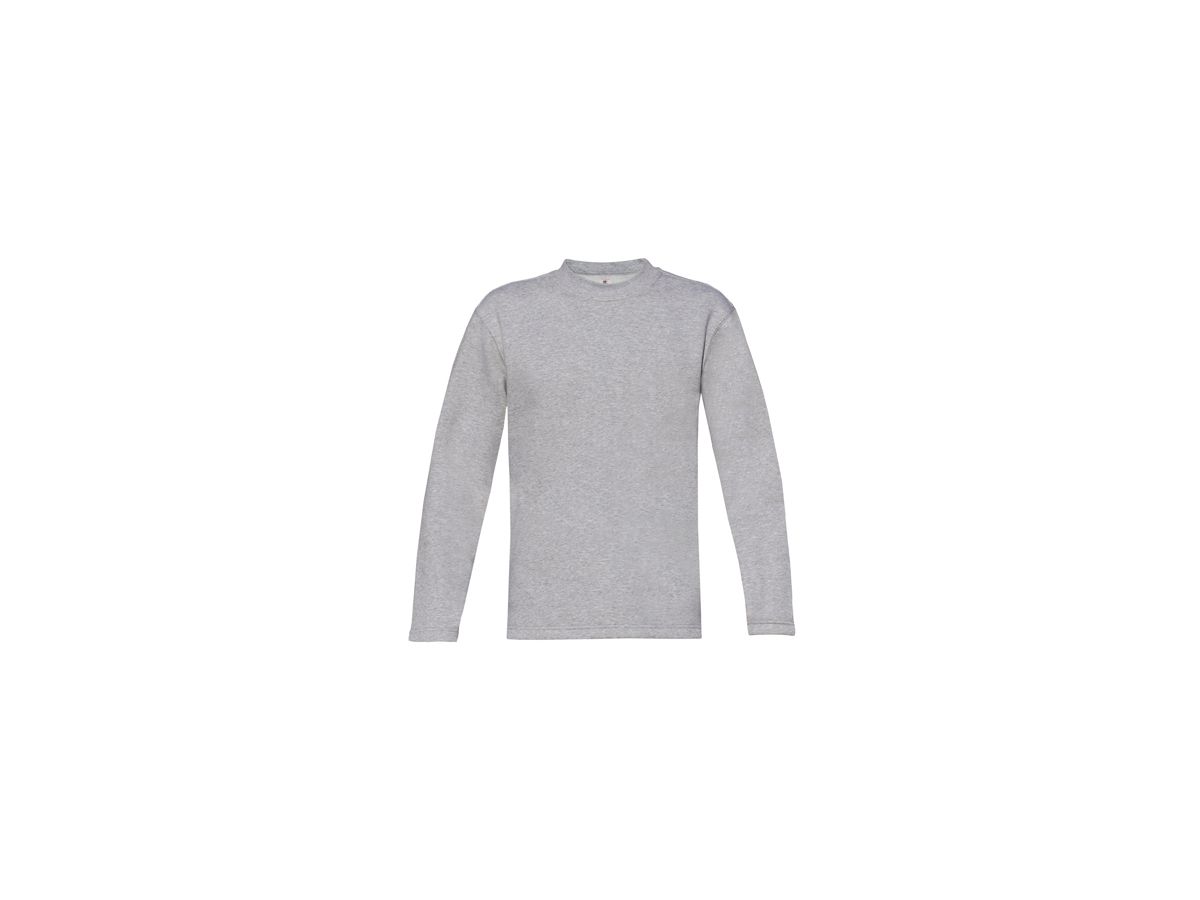 Open Hem Sweat, heather grey, Grösse M - 80% Baumw./20% Poly. ohne Ärmelbund/Bund